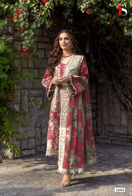 Elaf Premium By Deepsy Luxury Lawn Pakistani Salwar Suits Wholesale Market In Surat